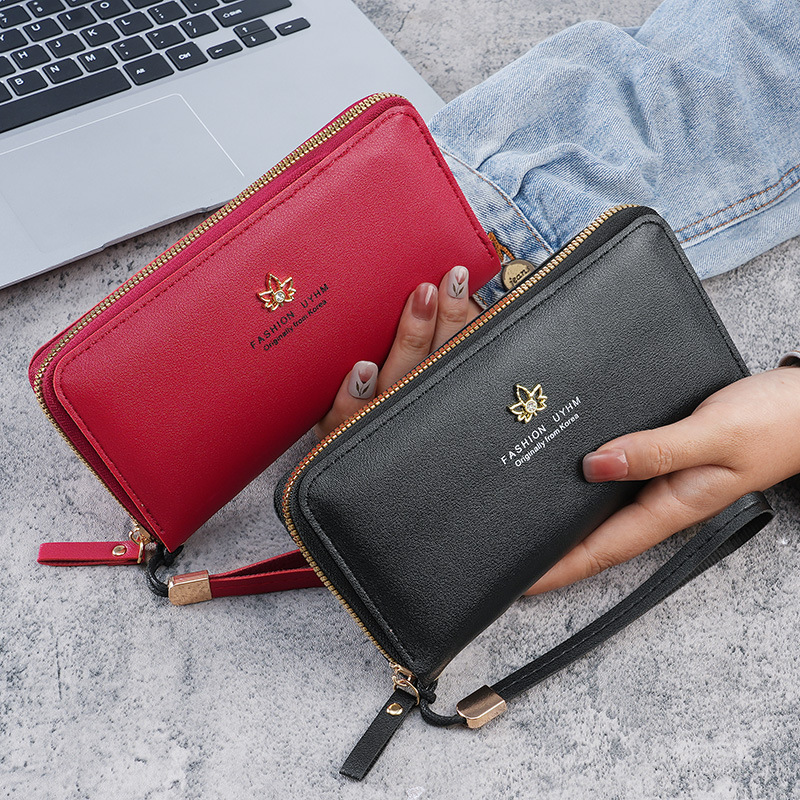 2023 New style wallet for women, long zipper, Korean-style mobile phone case, large capacity, fashionable mom, loose change holder, clutch Application Scenario