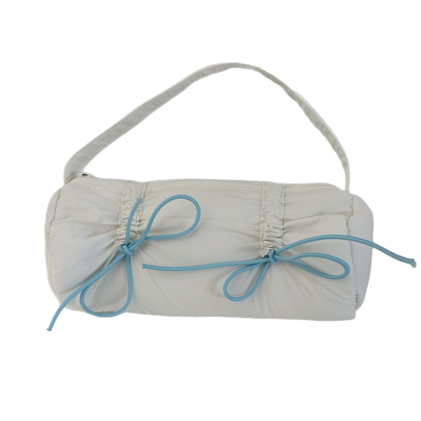 Candy-colored bow pen case, Korean-style high appearance level, large-capacity stationery storage bag for junior and senior high school students, hand-held stationery bag for girls Item Picture