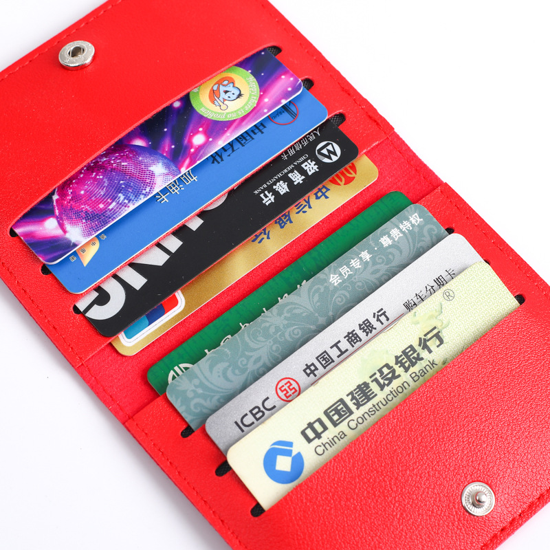 Best-selling women's card case, ultra-thin and compact bank ID card holder, driver's license small wallet, men's simple anti-demagnetization card holder Application Scenario