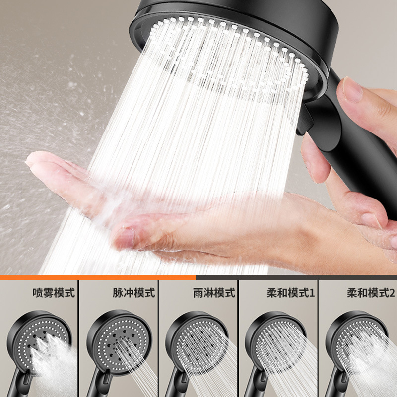 Pressurized shower head, household bath faucet, bathroom rain shower, bath heater, pressurized showerhead Specification drawing