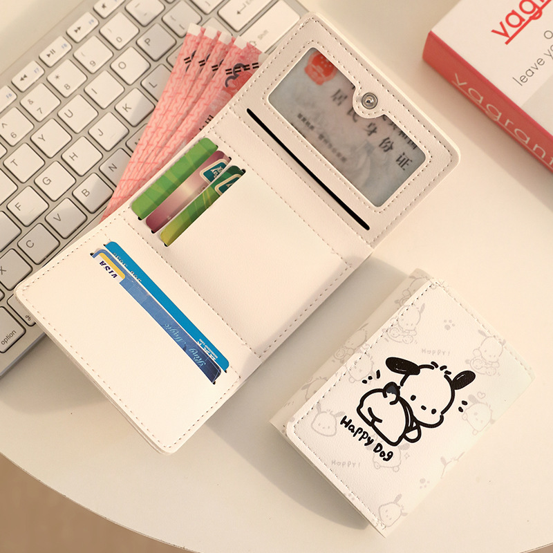 Cartoon bestseller dog multi-functional 30% off wallet with multiple slots, large capacity, driver's license, bank card, certificate and wallet in one details Picture