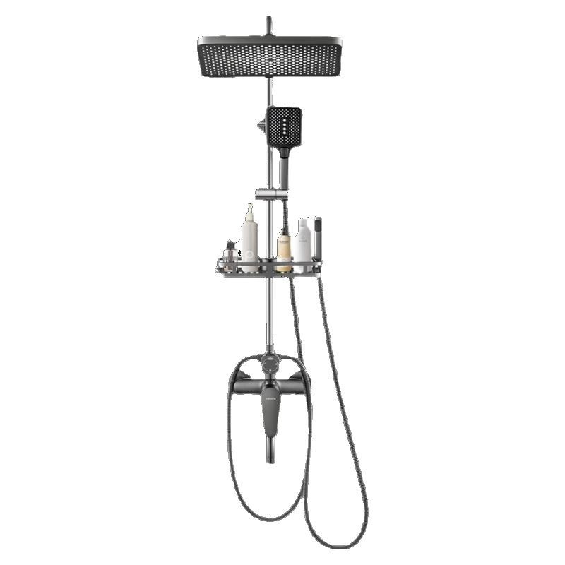 Bathroom all-copper shower head set, home bathroom rain shower head, pressurized shower head 2025 new model Item Picture
