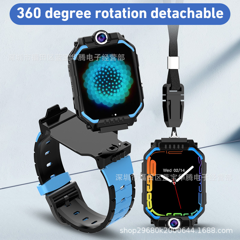 Cross-border C86 foreign trade children's smartwatch with high-definition large screen, smart flip cover, photo positioning, waterproof, long battery life and multiple features details Picture