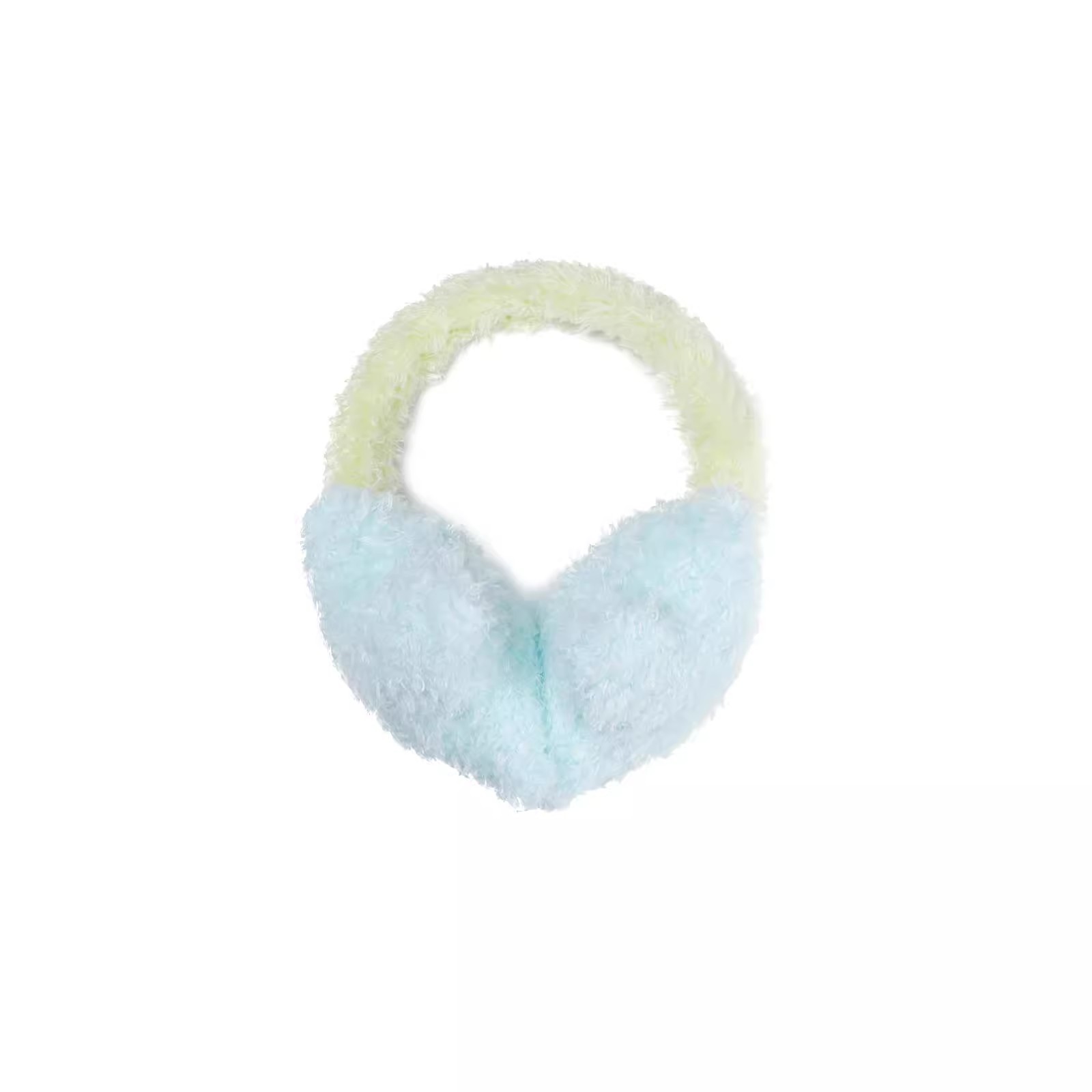 Yellow and blue five-pointed star ear cups 2024 new style, sweet and versatile. Wholesale of ear warming and ear covers for student cycling trips Item Picture