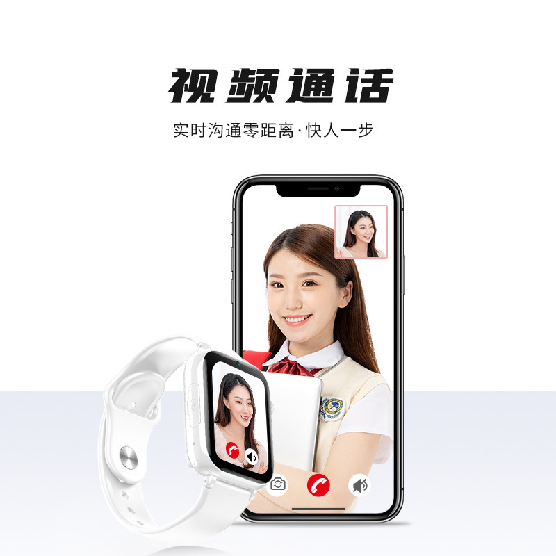 Cross-border foreign trade Android 8.1 Children's smartwatch for students 1+8GB large memory Video call positioning 1.83 screen Application Scenario