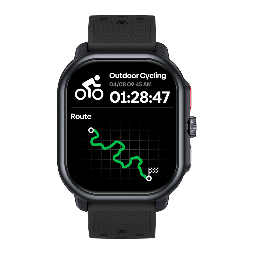 Zeblaze smartwatch Beyond3Pro features GPS movement trajectory display, AMOLED screen and Bluetooth call full figure
