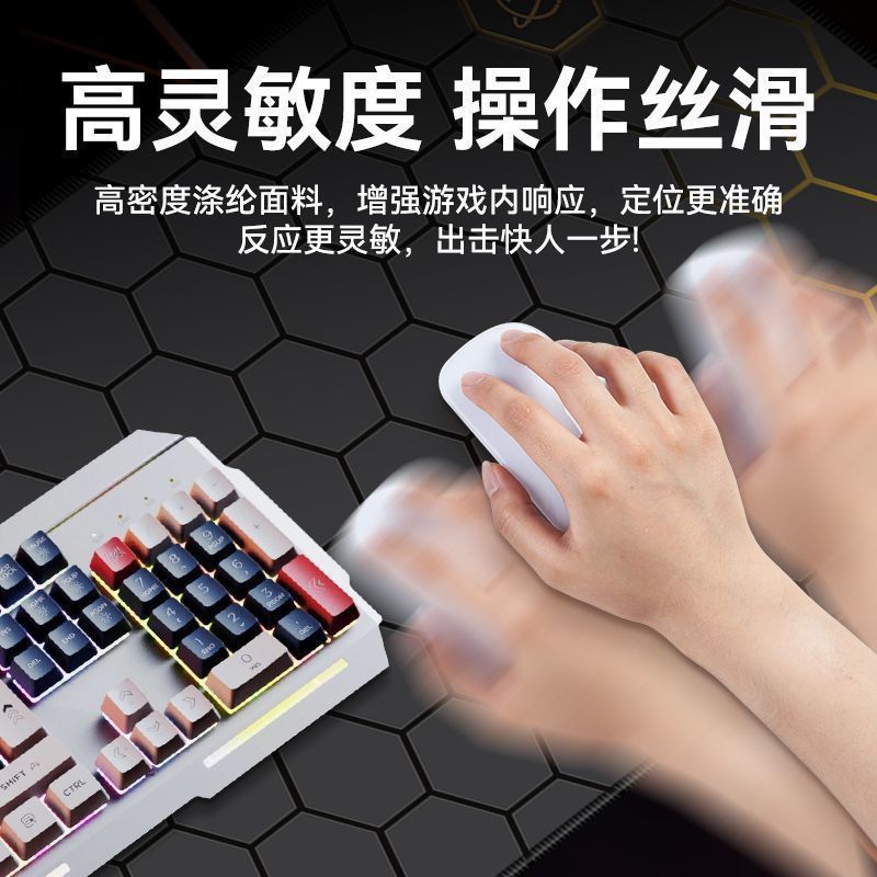 Extra-large, thickened, cartoonish and cute, special e-sports wrist guard for male and female computer games details Picture