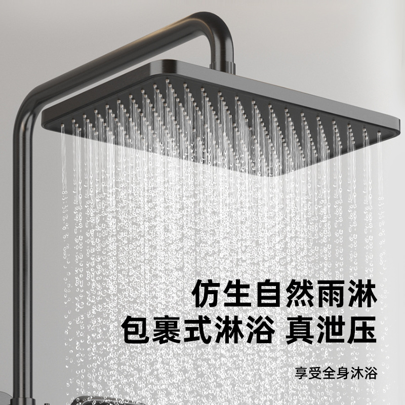 Hotel and homestay engineering dedicated all-copper shower head set, lift and pressurized shower head complete set Application Scenario