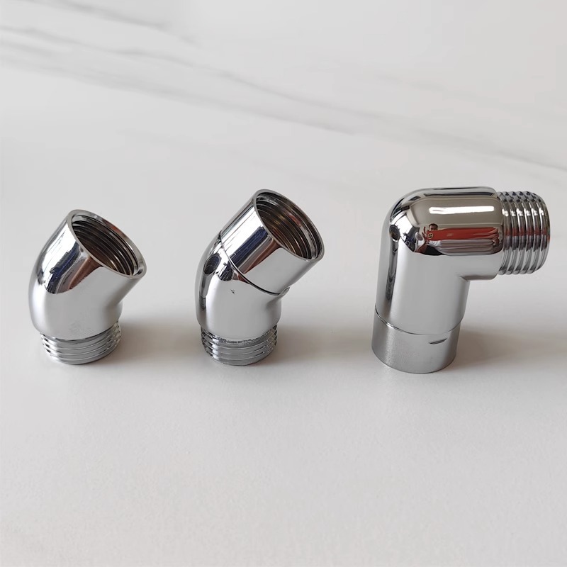 Bathroom accessories: shower head spin anti-entanglement adapter 135° elbow in stock for wholesale full figure