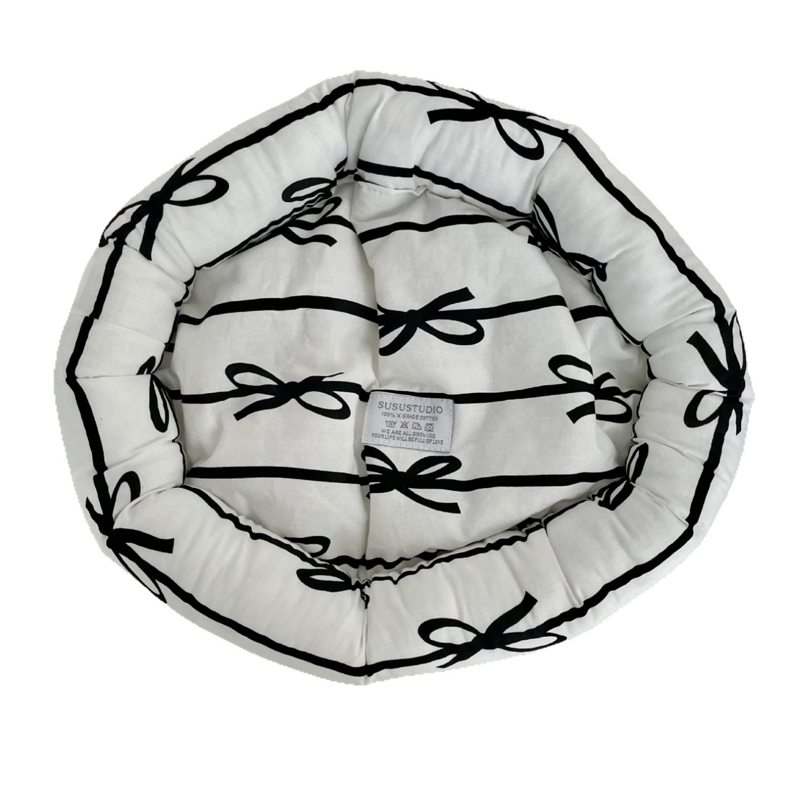 An ins desktop fabric storage plate, a Korean niche Instagram-style handcrafted bedroom jewelry, accessories, sundries and lipstick organization plate Item Picture