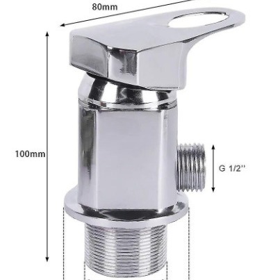 Hair washing bed faucet, RV camping vehicle shower mixer faucet outlet 1/2, with 1500mm pusher Item Picture