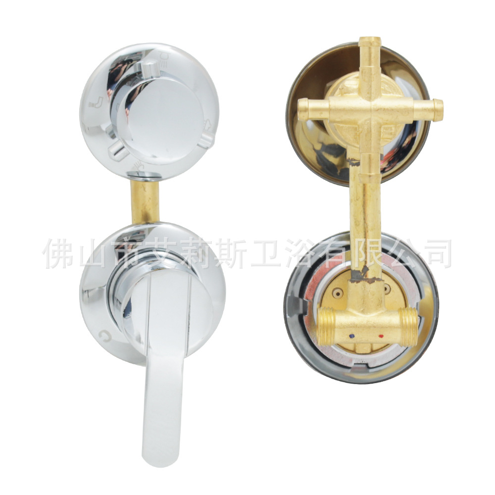 Integrated shower room, mixing valve, column hanging screen, hot and cold faucet switch, separate conversion and closing accessories, shower head, bathroom, home details Picture