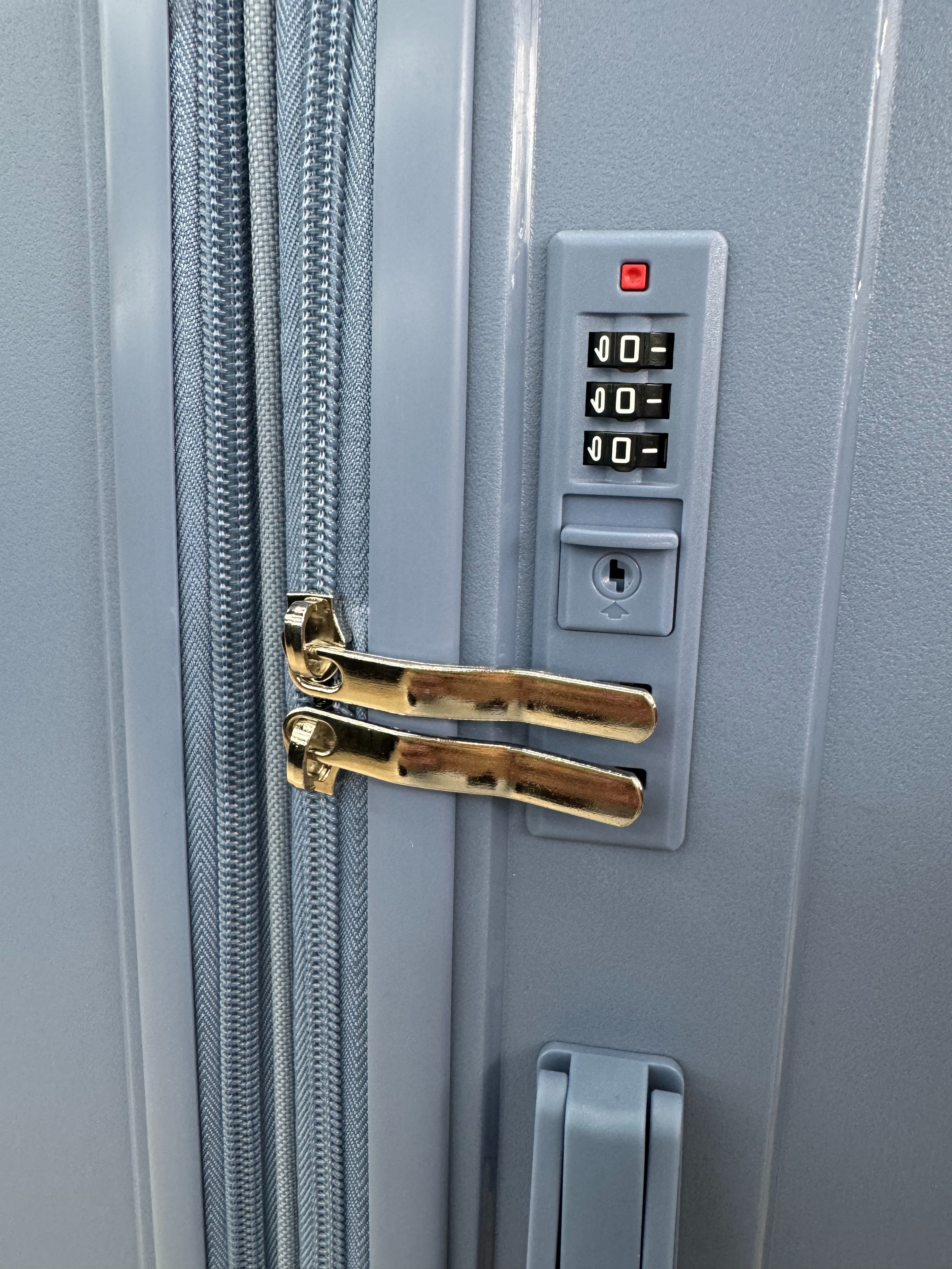 出差箱包 旅行箱 密码箱 行李箱 PP料拉链三件套 拉杆箱 PP010详情3