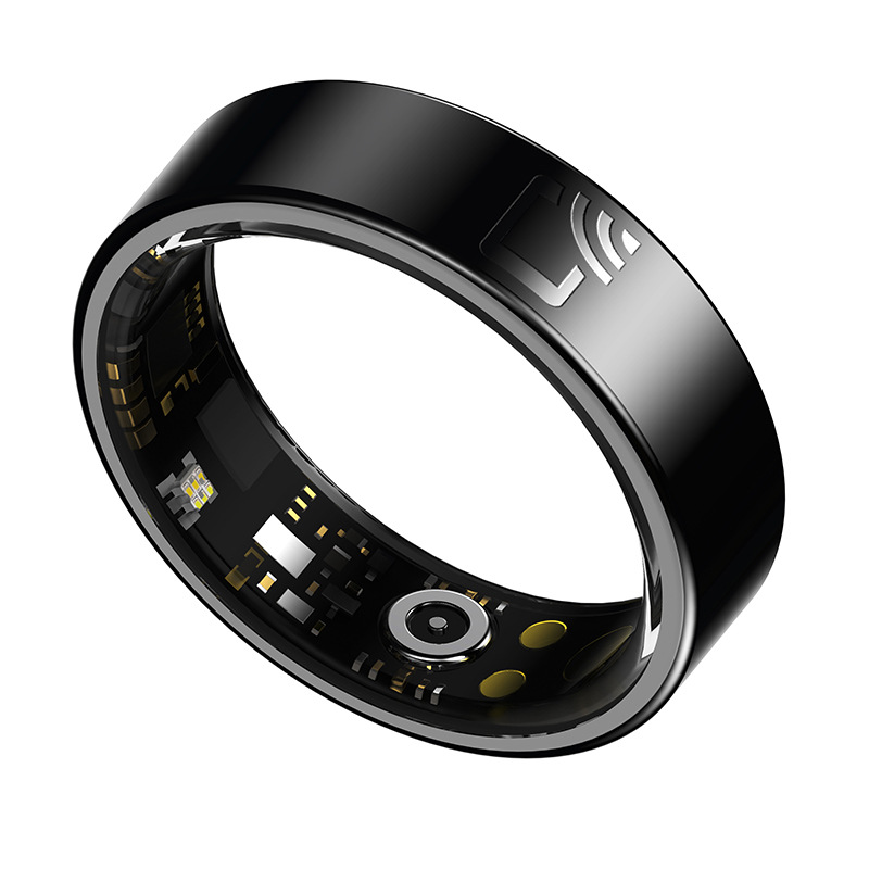 The new cross-border R20 ceramic smart ring for heart rate, blood oxygen, sleep monitoring, NFC access control and step counting Specification drawing