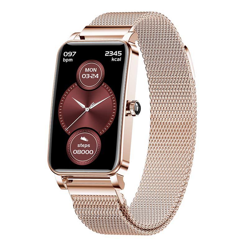 The new cross-border smartwatch ZX19 for women, a smart bracelet with a full touch screen, steps, heart rate and blood pressure measurement, is an electronic gift Item Picture