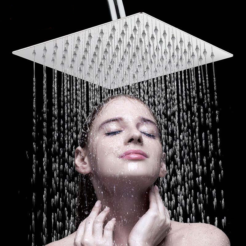 201 stainless steel nozzle, pressurized dome shower head, hand-held square showerhead, shower head wholesale full figure