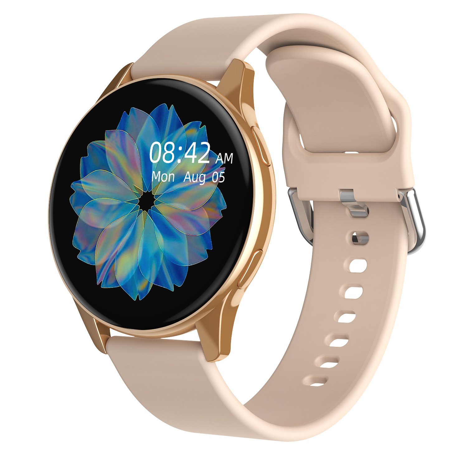 Cross-border T2pro circular screen Bluetooth call, heart rate, exercise step count, incoming call information reminder smartwatch full figure