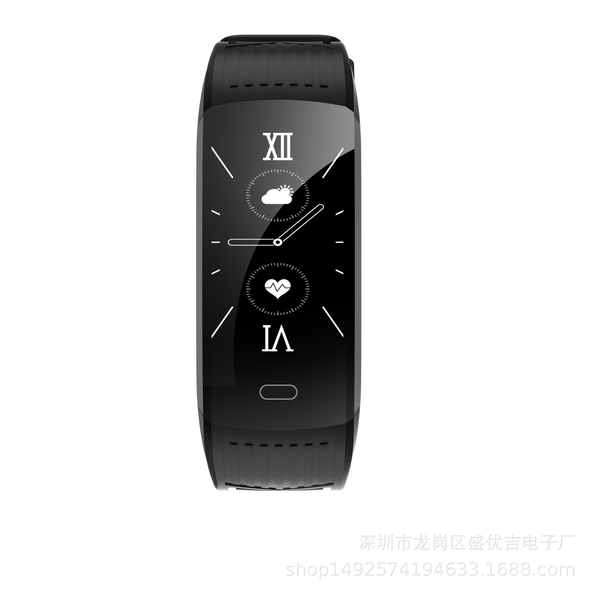 115Plus Smart bracelet Weather Customizable dial, dual-color strap, D20ZERO weather, music in 13 languages Item Picture