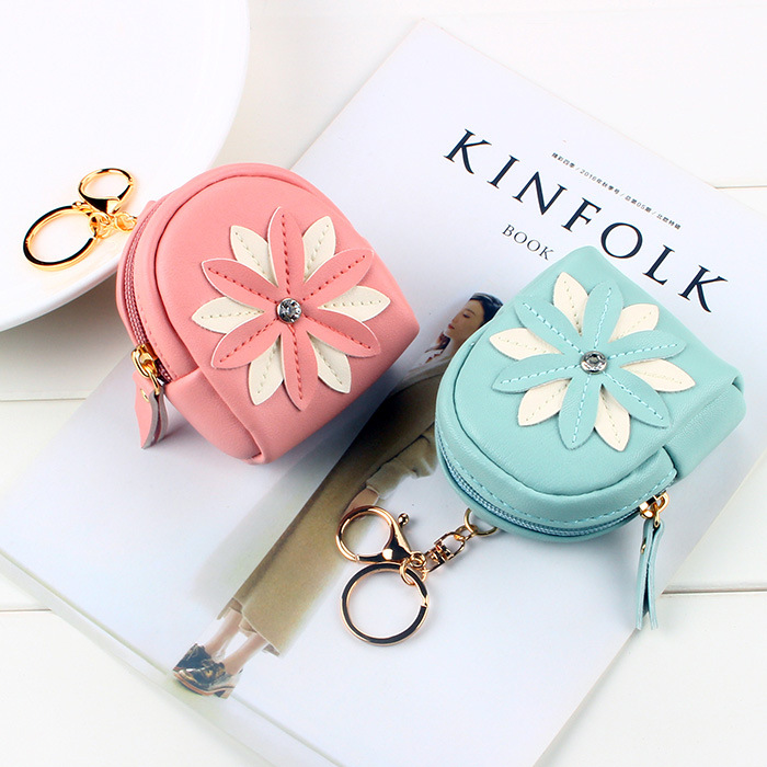 A new cute mini girl coin coin purse and card case from Korean Instagram, simple and versatile full figure