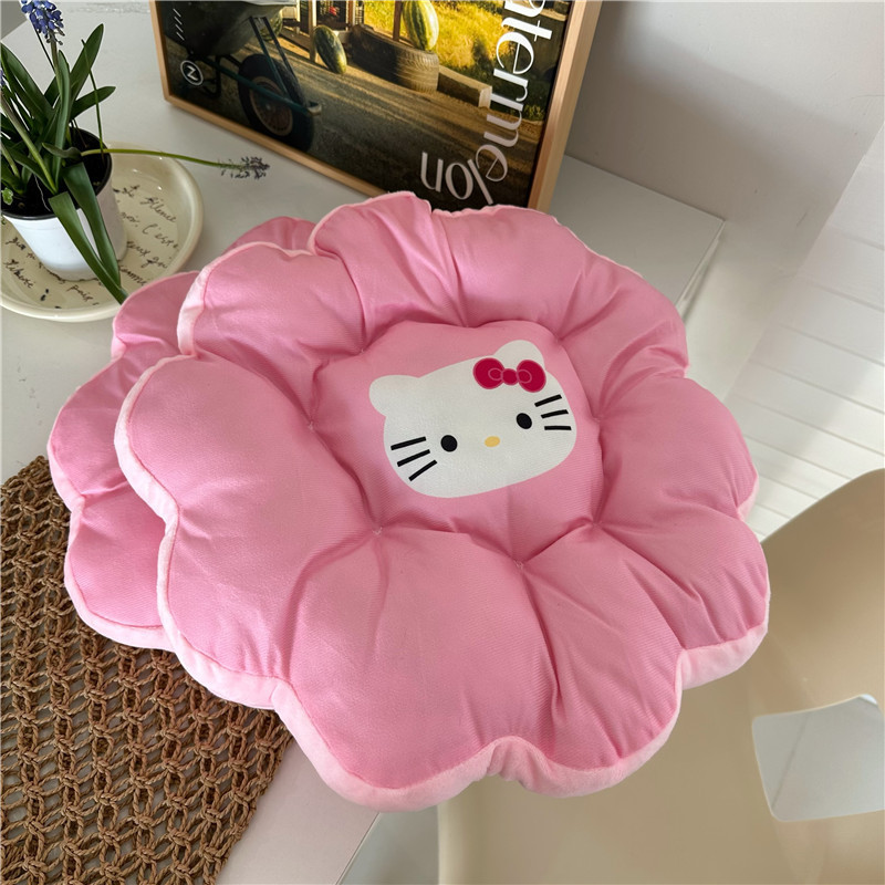 Cute and girlish cat seat cushion, ins home chair cushion, office seat cushion, soft bottom cushion for students sitting for long periods Item Picture