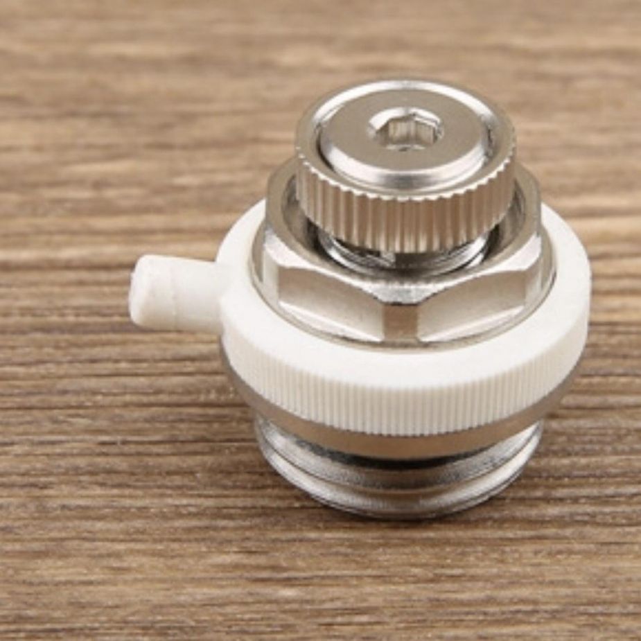 New radiator accessories: Copper air vent valve, automatic air vent valve with manual and automatic operation full figure
