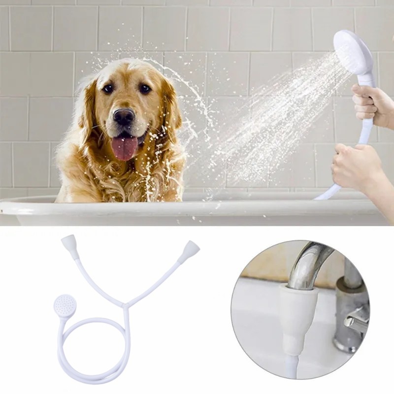 Simple quick-connect faucet, shower head, three-way bath, shower head, household pet, children's hair washing shower head Specification drawing
