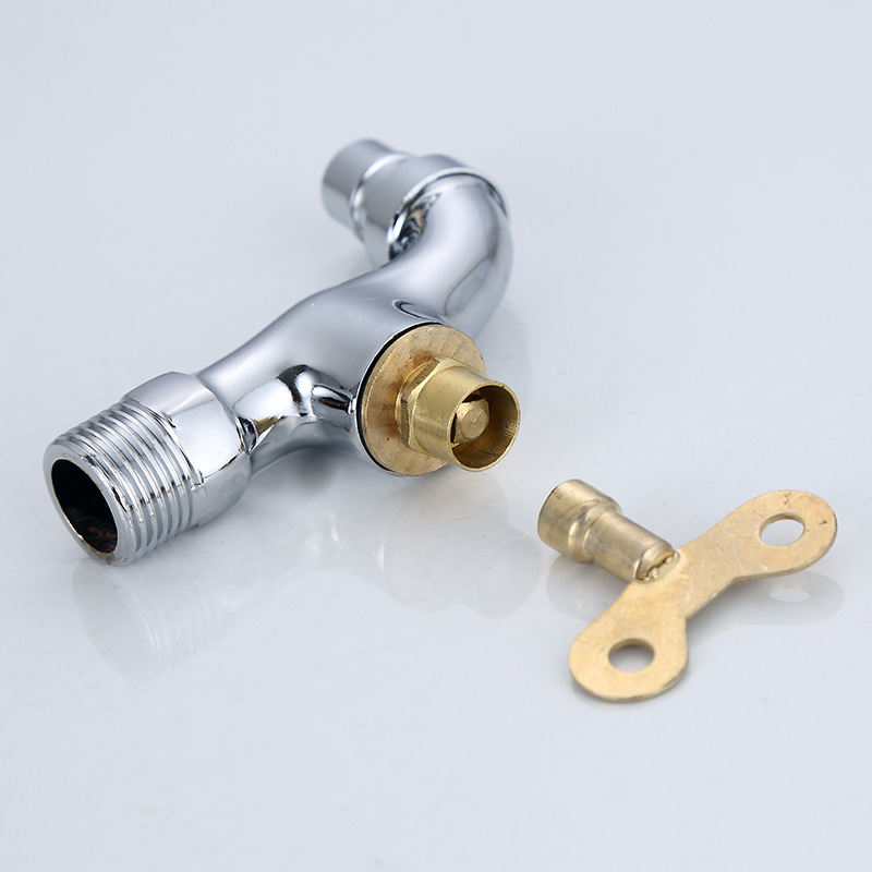 Morning Dew Outdoor anti-theft faucet, zinc alloy faucet with lock, 4-point single-cooling quick-opening faucet, household small faucet Application Scenario