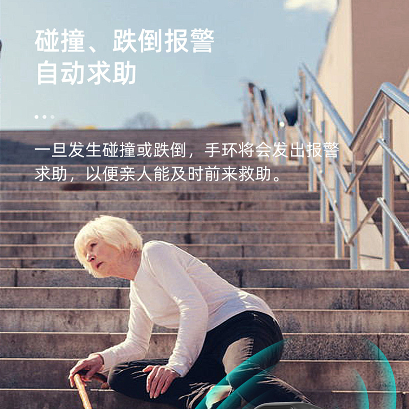 4g all-network elderly smartwatch positioning wristband, anti-loss, anti-fall, heart rate and blood pressure intelligent positioning wristband details Picture