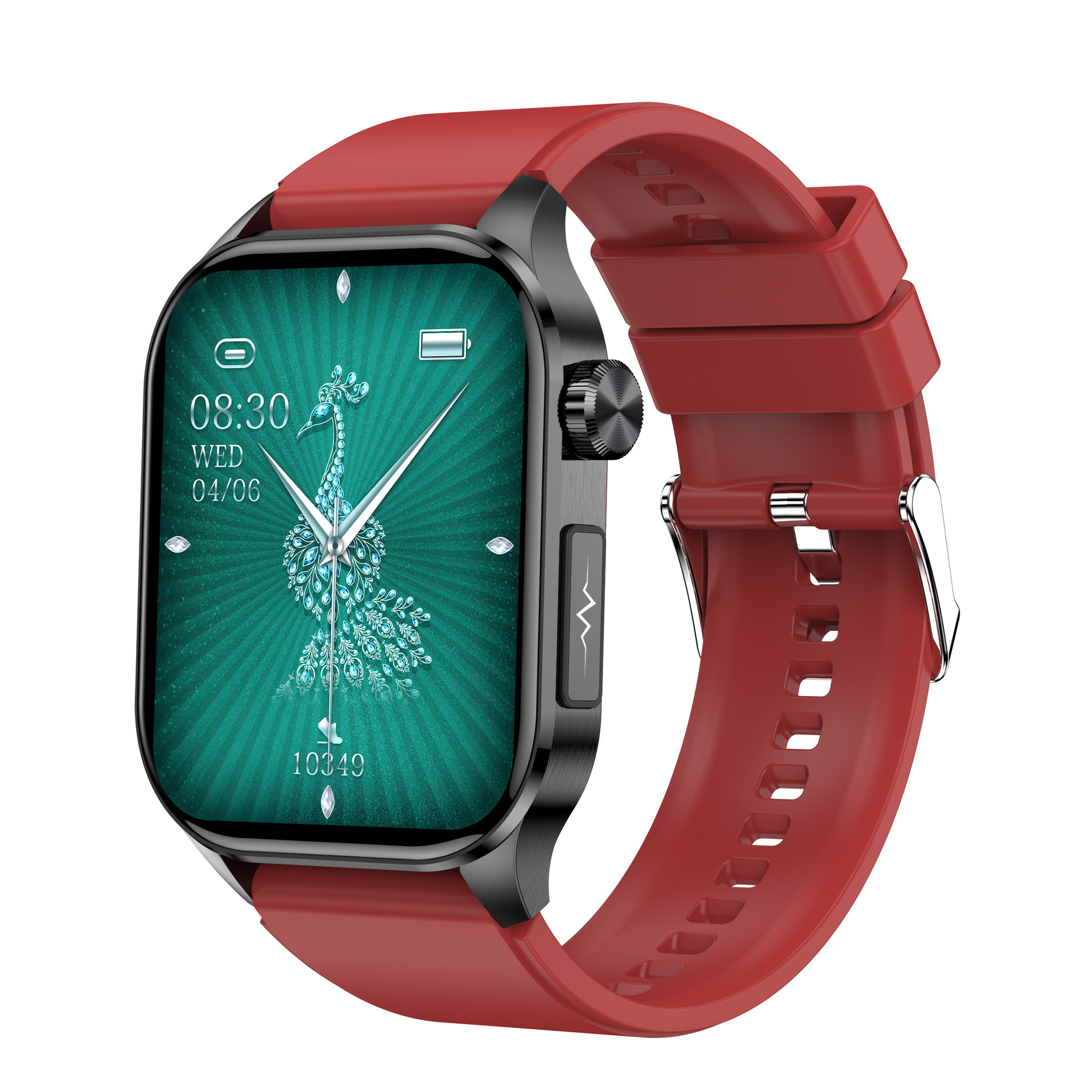 The new et580 smartwatch features Bluetooth call, AMOLE touchscreen and multi-sport mode Specification drawing