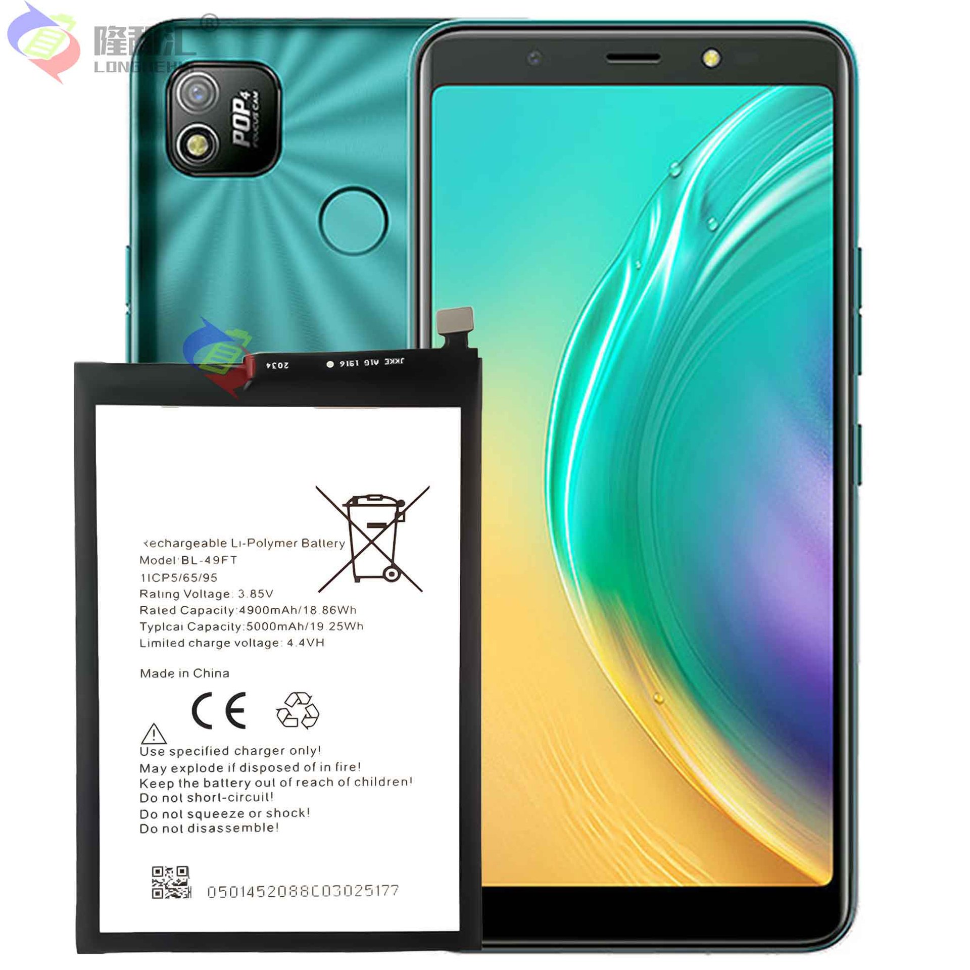 Applicable to Transsion Spark 5 Air/6 Go mobile phone battery BL-49FT with large capacity 5000mah factory wholesale Application Scenario