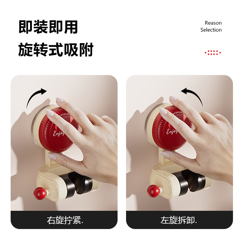 【 Genuine Product 】 Suction cup shower head stand, no need for drilling, bathroom adjustable suction cup base fixator Application Scenario