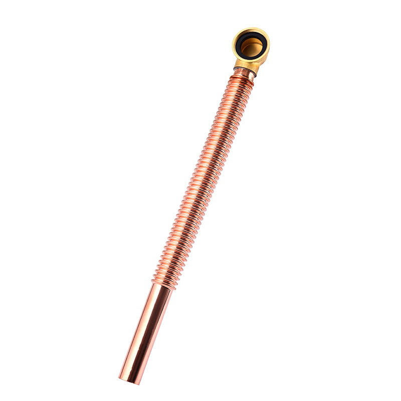 Original manufacturer bathtub drain pipes, horizontal and vertical copper pipes, drainage pipes, displacement pipes, bathtub drain accessories Specification drawing