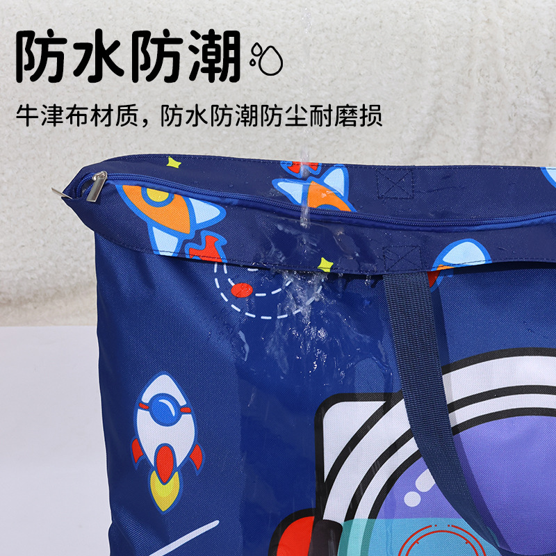 Moving packing bags, luggage, quilts, storage, kindergarten children's clothes, cartoon cotton quilt bags, large-capacity storage bags Application Scenario