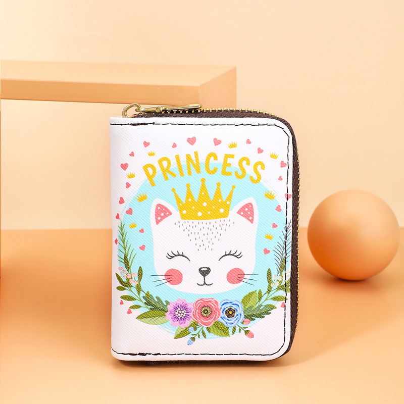 Organ card case for women, ins Japanese-style, small and cute cartoon coin purse, fresh and clean design, all-in-one wallet Specification drawing