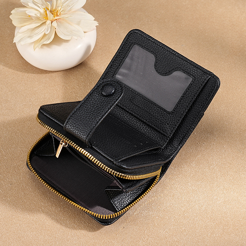 Cross-border consignment of trendy and casual rfid fashionable passport bag for women, large-capacity multi-slot driver's license card bag wallet details Picture