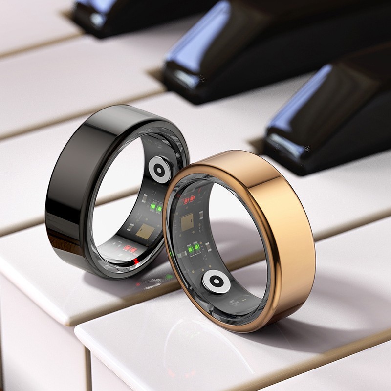 R02P Cross-border Amazon Smart Ring, Blood Oxygen Ring, Waterproof Step Count Calorie Health Sleep Ring, Remote Control full figure