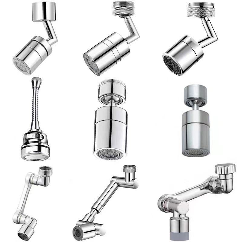 Mechanical arm universal faucet extender, universal splash-proof faucet, 1080-degree rotating universal rocker arm full figure