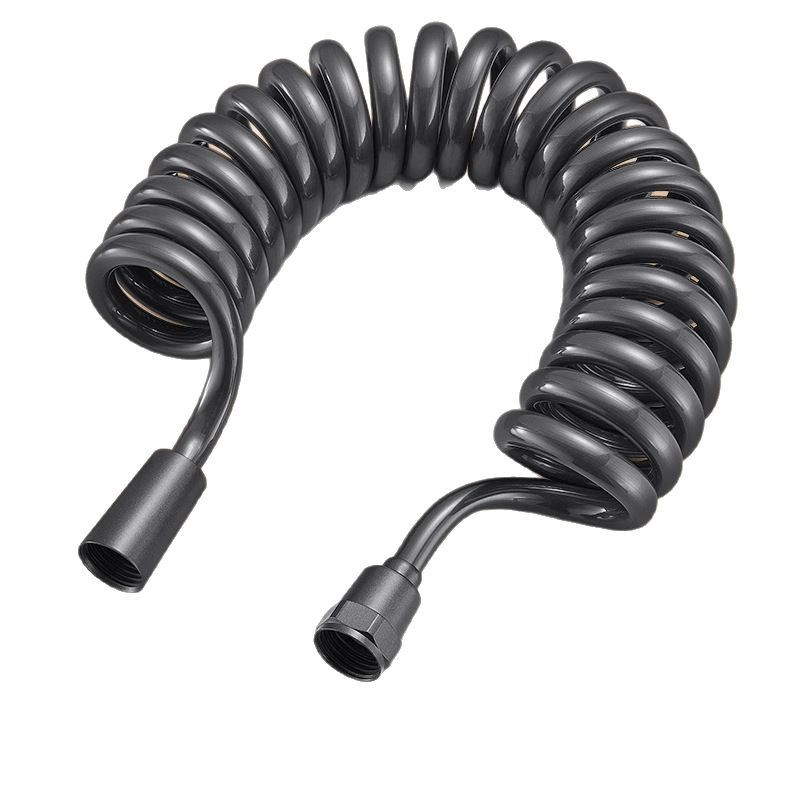 Toilet flushing, spray gun hose, high-pressure extended shower head, spray gun, telescopic pipe, spring water pipe, telephone line Item Picture