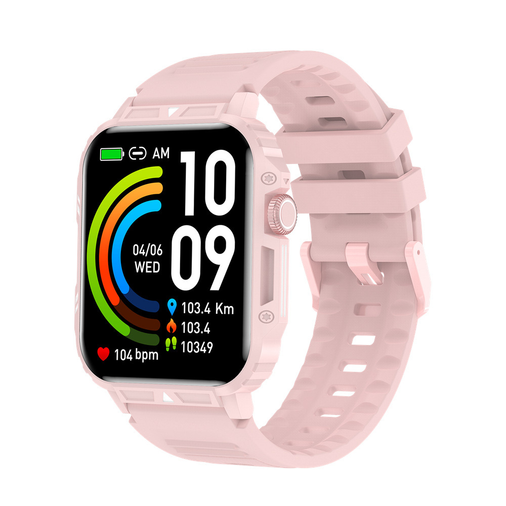 The new outdoor three-proof L81 smartwatch features Bluetooth calls, heart rate, blood pressure, sleep, health monitoring, and step counting during exercise Application Scenario