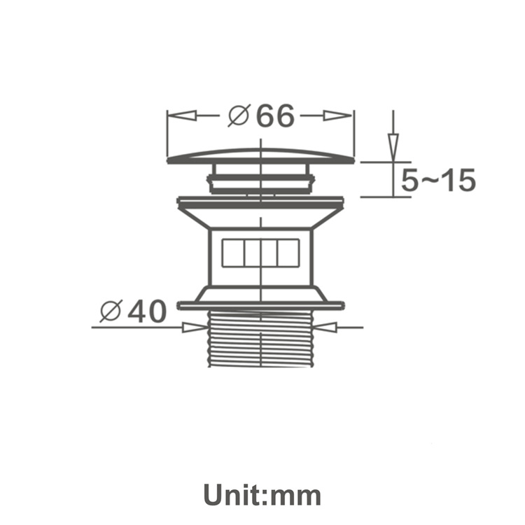 HIDEEP bathroom basin, sink, bouncy type drain with overflow outlet, bathroom faucet accessories manufacturer wholesale Application Scenario