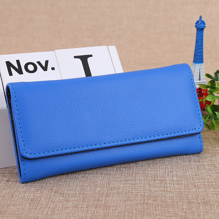 New magnetic buckle 30% off bag, long coin purse, women's hand-held bag, card case and mobile phone case can be customized Specification drawing