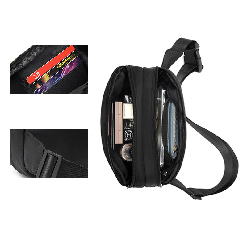 Wholesale in stock: Women's and men's belts, waist bags, crossbody bags, running, hiking, exercise, gym logo, double-layer Specification drawing