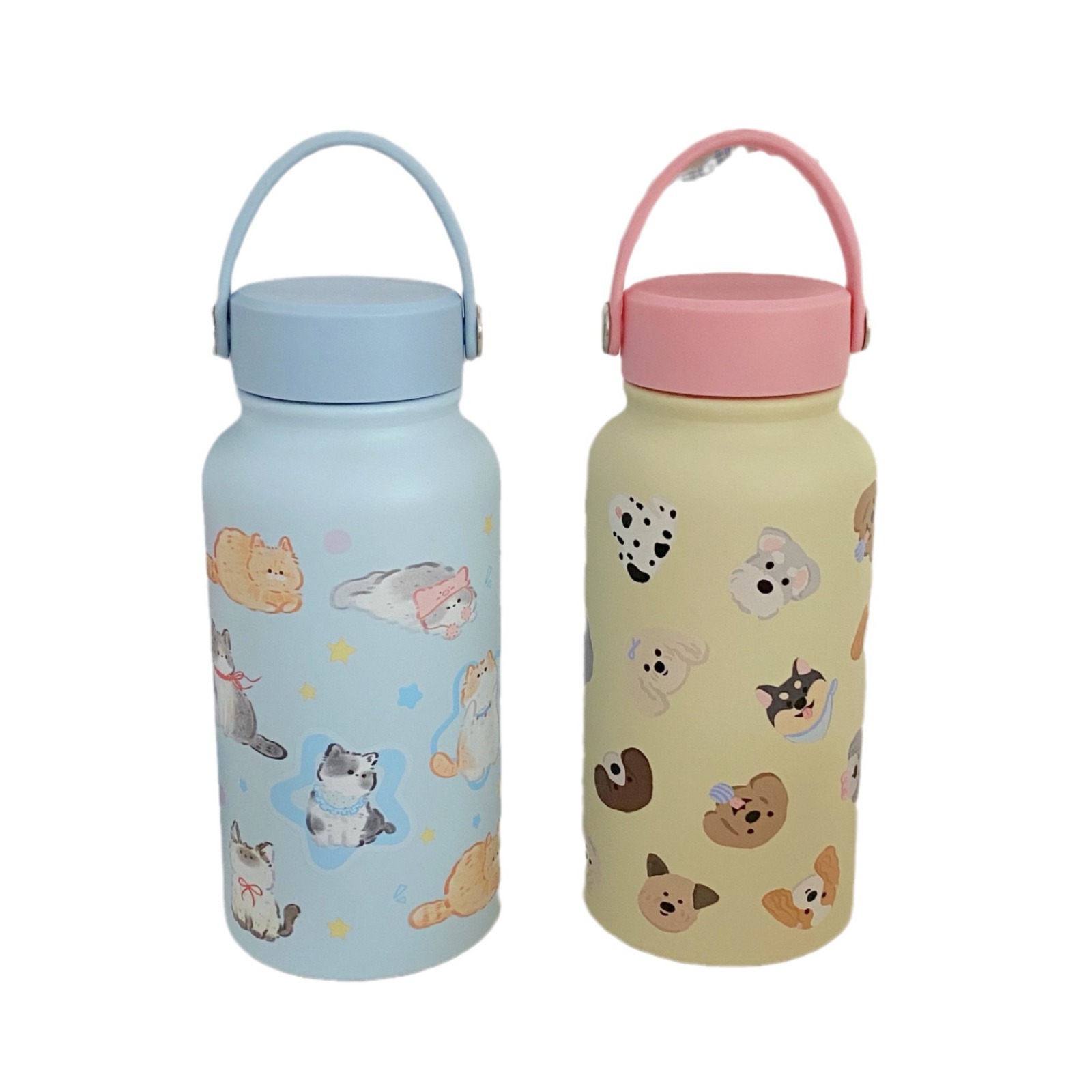 Original ~ Cute insulated cup, high school girls' appearance level Stainless steel water cup, portable large-capacity coffee cup, student cup Item Picture