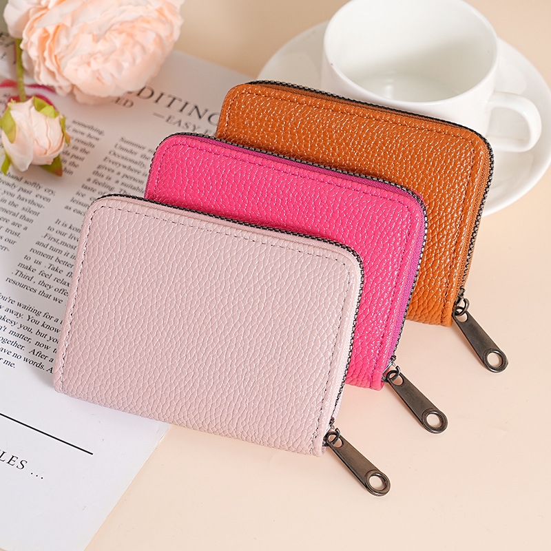 Organ card case, multi-slot card holder, large-capacity ID card case, small card holder, multi-functional casual coin purse for women details Picture