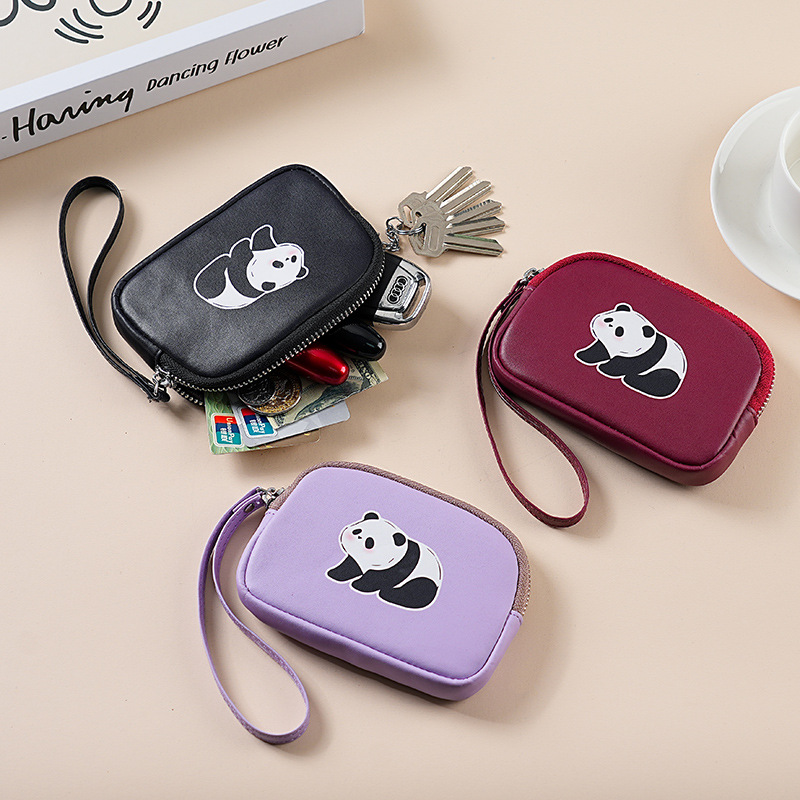 Ailun Fashion Soft Plastic Cartoon Coin Purse Zipper Square coin purse Soft plastic portable storage Bag Large quantity and favorable price full figure