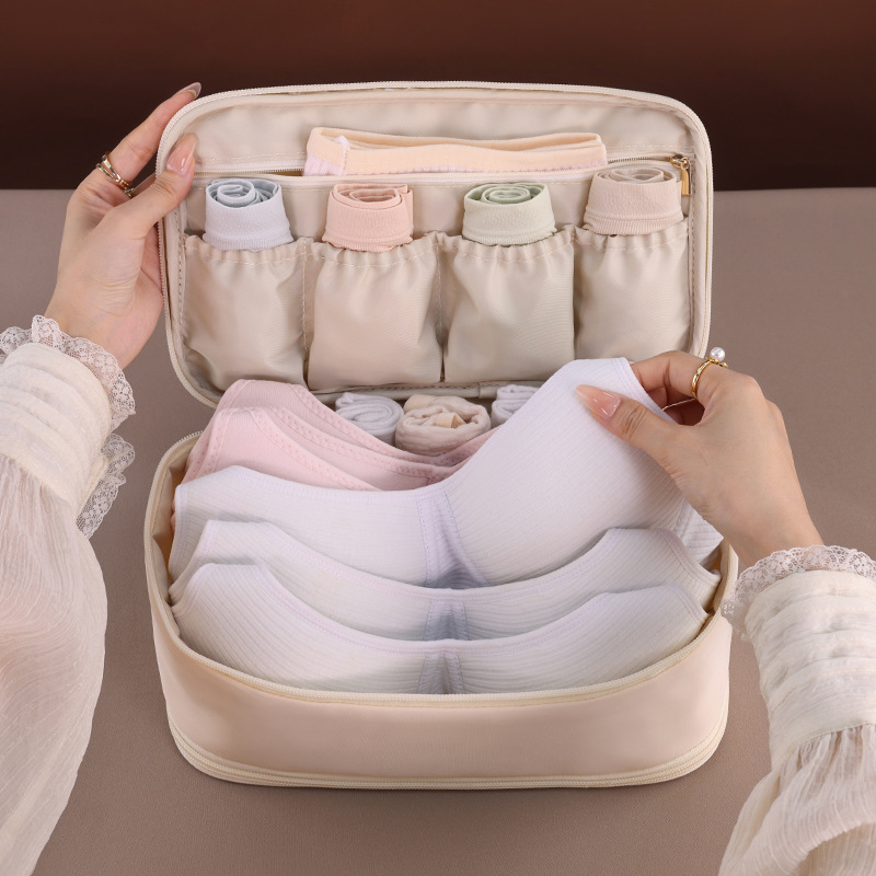 Cross-border travel underwear and bra storage bag, women's large-capacity underwear and socks sorting bag, portable clothing storage bag Specification drawing