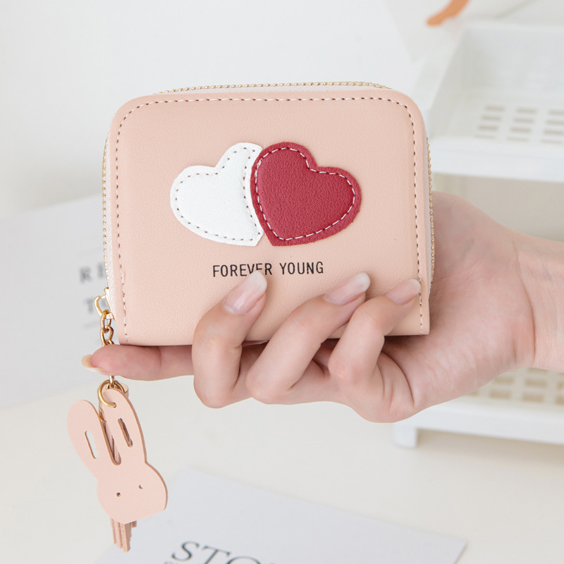 Wallet Lady 2022 New ins Influencer Bestseller Student multi-functional portable women's zipper coin Purse wallet details Picture