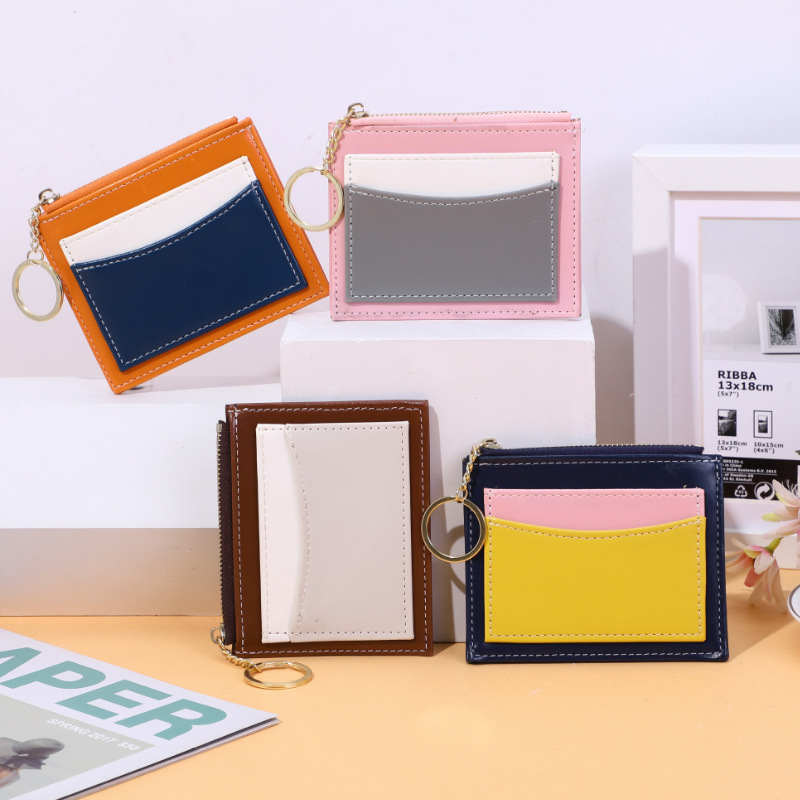 2020 Korean version new men's card holder, women's card case, coin purse, gift company, LOGO, factory direct sales full figure