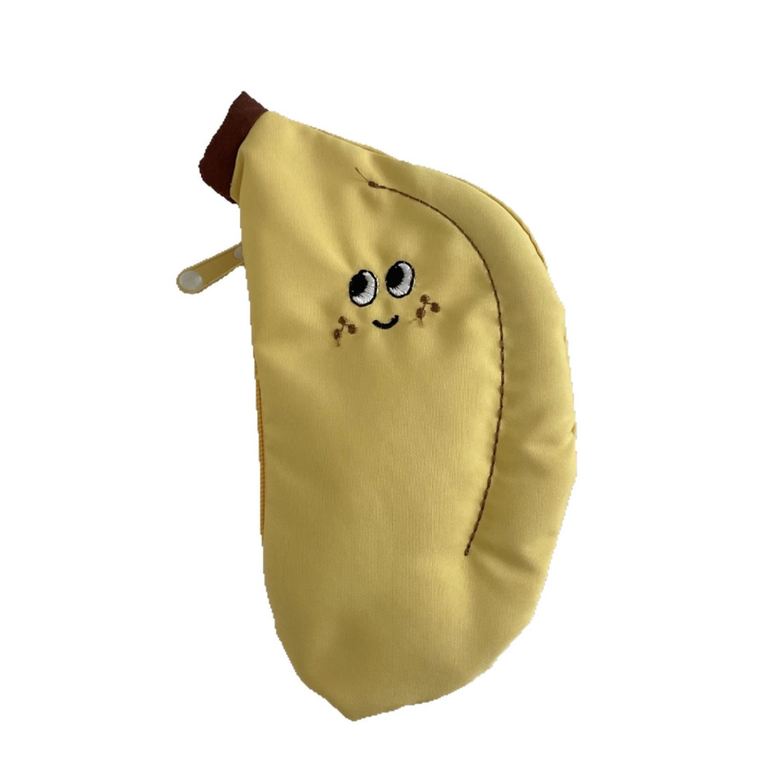 Cute little banana handmade coin purse, cartoon girl's heart, mini canvas ID card headphones, storage student bag pendant Item Picture