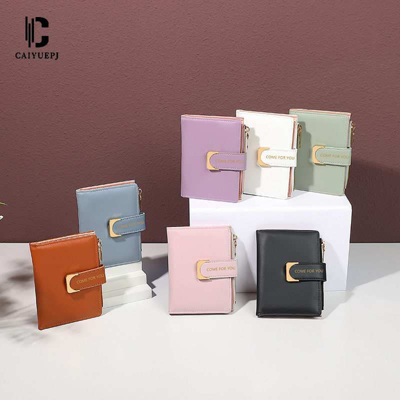 2025 New cross-border Napa pattern women's wallet, high-end leather short zipper fashionable coin purse full figure